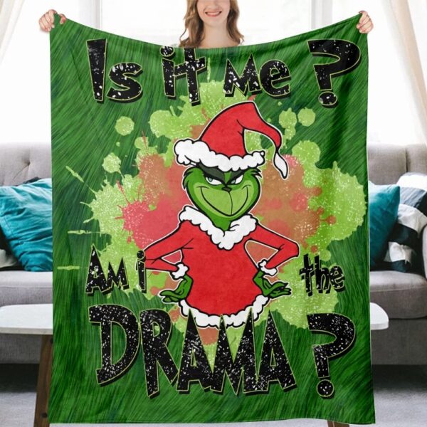 Dr. Seuss The Grinch Christmas Throw Blanket