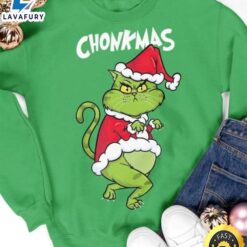 Funny Grinch Cat Shirt, Chonkmas