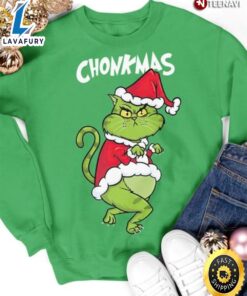 Funny Grinch Cat Shirt, Chonkmas