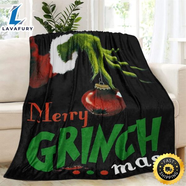 Grinch Blanket Merry Grinchmas Christmas Blanket