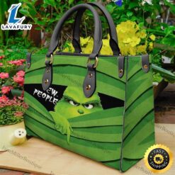 Grinch Christmas Leather Bag, Grinch…