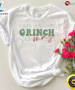 Grinch Mas Teacher Christmas T-Shirt