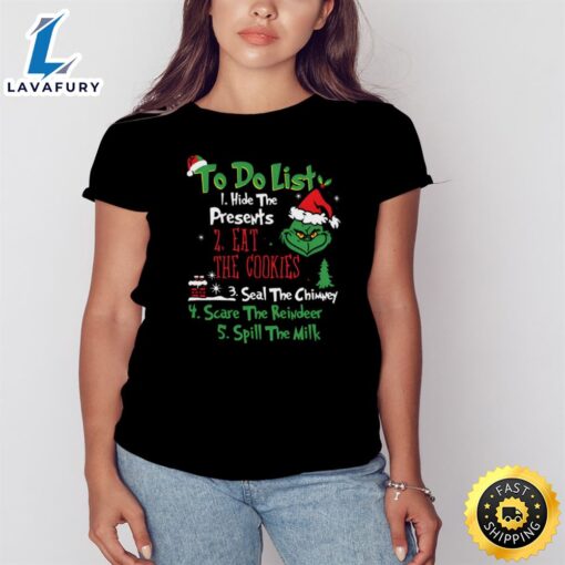 Grinch To Do List Shirt