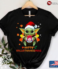 Happy Hallothanksmas Baby Yoda Hug…