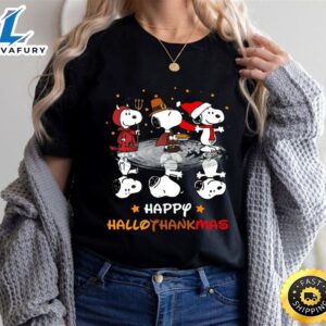 Happy Snoopy Peanuts Thanksgiving Tshirt