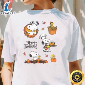 Happy Thanksgiving Snoopy Unisex Tshirt