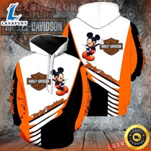 Harley Davidson Motorcycle Mickey Mouse…
