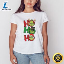 Hohoho Handrawing Green Grinch Shirt