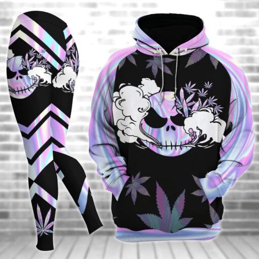 Hologram Jack Skellington Combo Hoodie And Leggings GINNBC1330