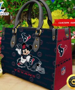 Houston Texans Mickey Women Leather…