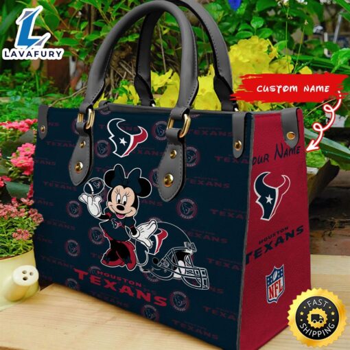 Houston Texans Minnie Women Leather Hand Bag