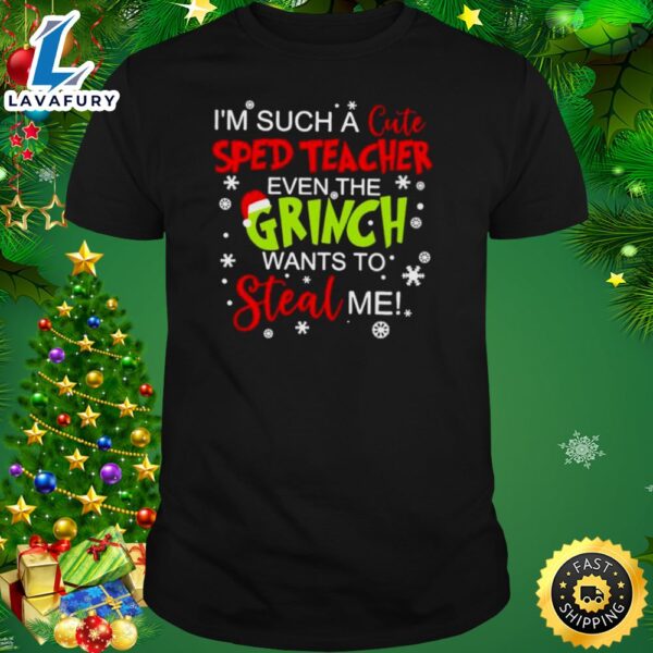I’m Such A Cute Special Education Teacher Even The Grinch Wants To Steal Me Shirt