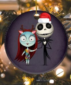 Jack Skellington And Sally The Nightmare Before Christmas Orenament