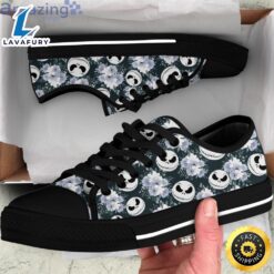 Jack Skellington Flowers Low Top…