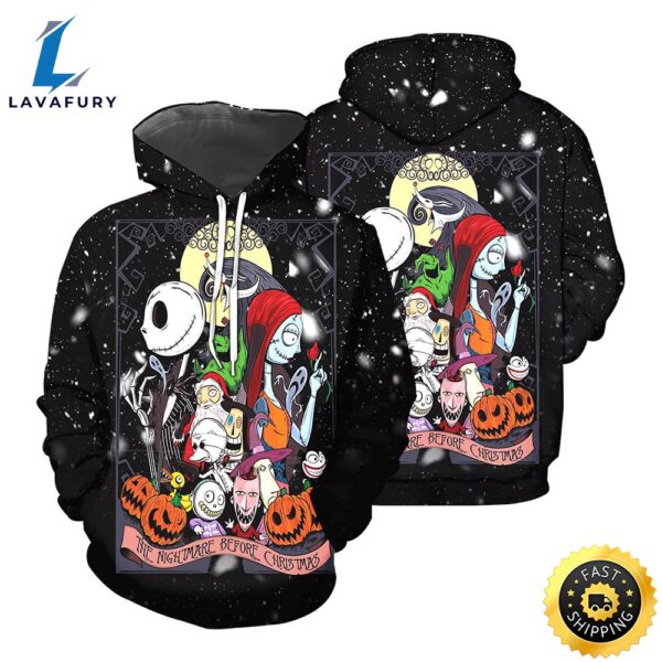 Jack Skellington Hoodie 3D All Over Printed Shirts For Men And Women 488