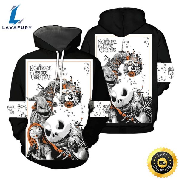 Jack Skellington Hoodie 3D All Over Printed Shirts For Men And Women 489