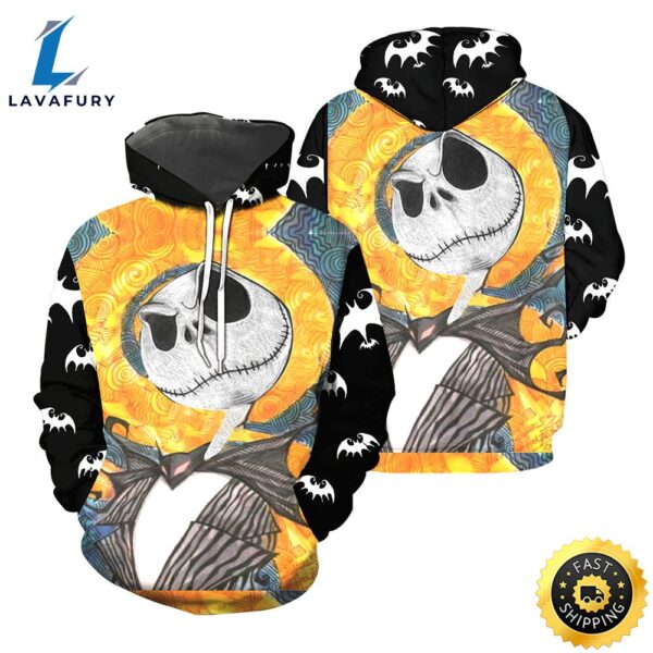 Jack Skellington Hoodie 3D All Over Printed Shirts For Men And Women 495