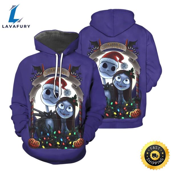 Jack Skellington Hoodie 3D All Over Printed Shirts For Men And Women Fans
