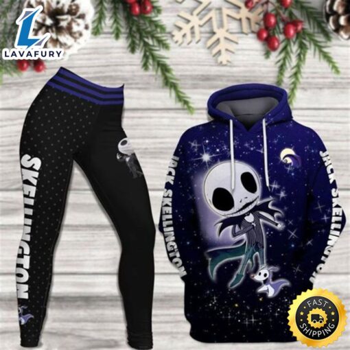 Jack Skellington Hoodie And Legging All Over Printed