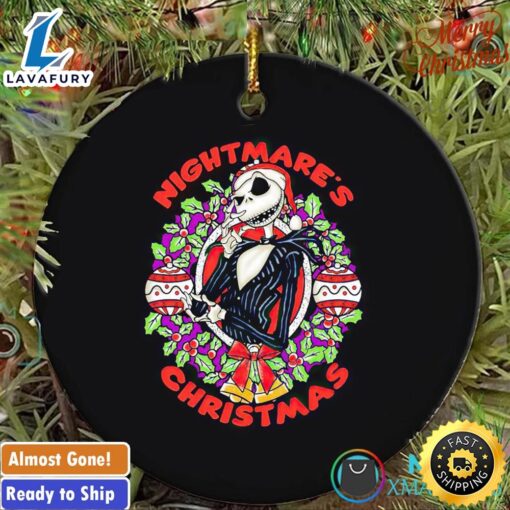 Jack Skellington Santa Hat Nightmare’s Christmas Ornament