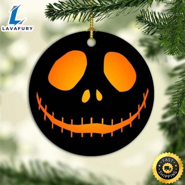 Jack Skellington The Nightmare Before Christmas Halloween Circle Ornament