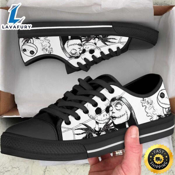 Jack Skellington and Sally Low top Shoes