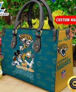 Jacksonville Jaguars Disney Women Leather Bag