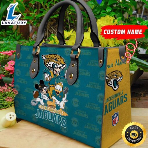 Jacksonville Jaguars Disney Women Leather Bag