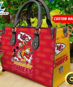 Kansas City Chiefs Disney Women Leather Bag