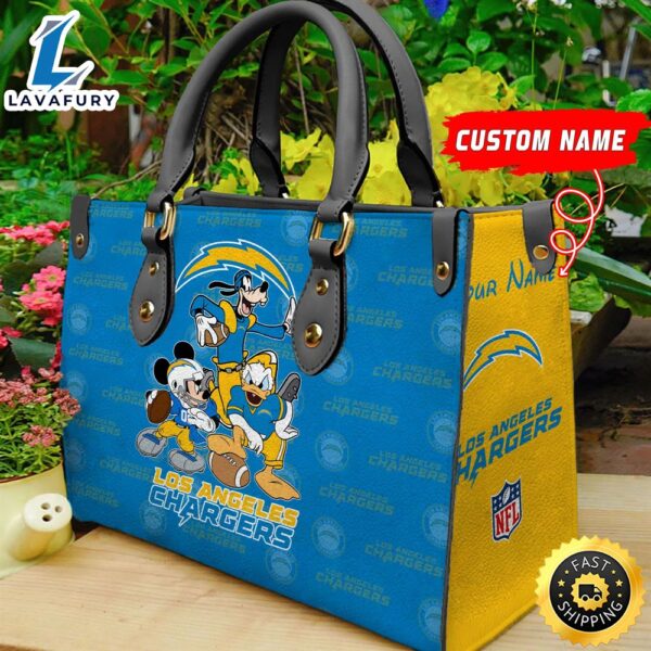 Los Angeles Chargers Disney Women Leather Bag