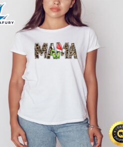 Mama Grinch Christmas Leopard Shirt