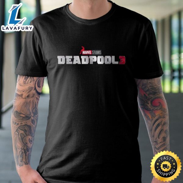 Marvel Studios’ Deadpool 3 Official Logo Unisex T Shirt