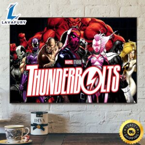 Marvel Studios Thunderbolts All Characters Home Decor Poster Canvas