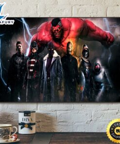 Marvel Studios Thunderbolts Official Movie Home Decor Poster Canvas