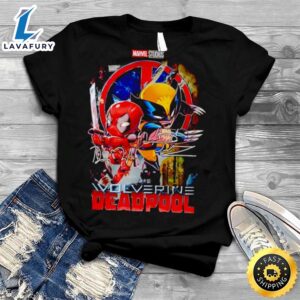 Marvel The Wolverine Deadpool Chibi  Unisex T-shirt