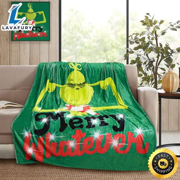 Metawu Grinch Throw Blanket Grinch Blanket Merry Grinchmas Christmas Blanket