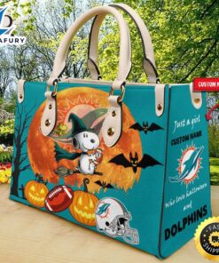 Miami Dolphins NFL Snoopy Halloween…