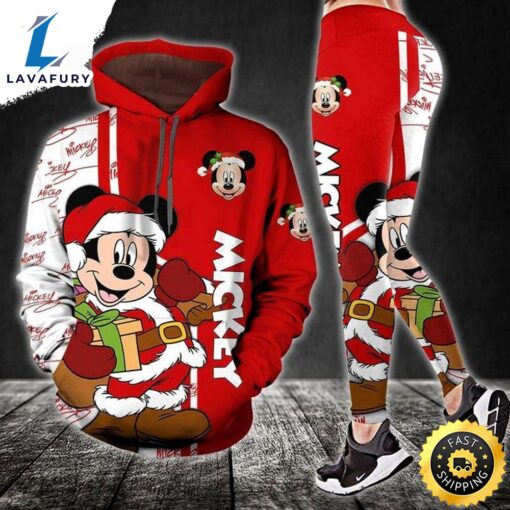 Mickey Mouse Christmas Hoodie Leggings Clothing