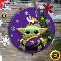 Minnesota Vikings Baby Yoda Christmas…