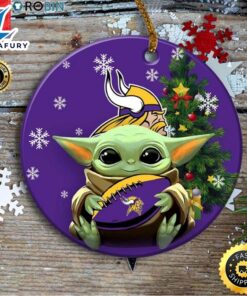 Minnesota Vikings Baby Yoda Christmas…