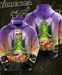 Minnesota Vikings Grinch Christmas Theme…