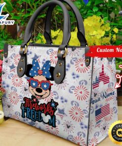 Minnie Mouse th July Women Leather Hand Bag