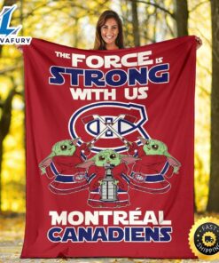 Montreal Canadiens Baby Yoda Fleece…