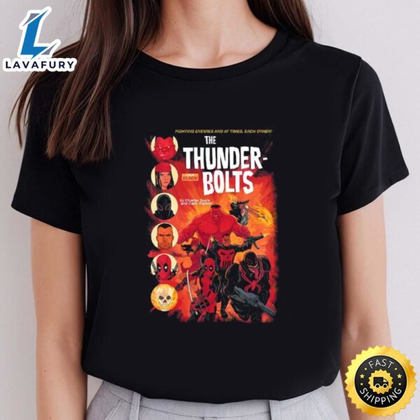 Movie 2024 Thunderbolts Black T-Shirt