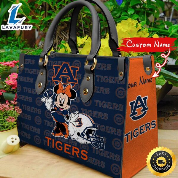 NCAA Auburn Tigers Minnie Women Leather Hand Bag