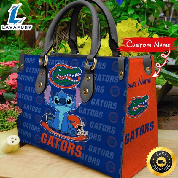 NCAA Florida Gators Stitch Women Leather Hand Bag