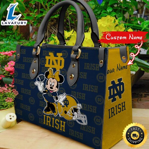 NCAA Notre Dame Fighting Irish Minnie Women Leather Hand Bag