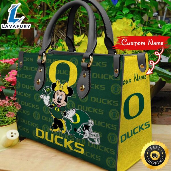 NCAA Oregon Ducks Minnie Women Leather Hand Bag