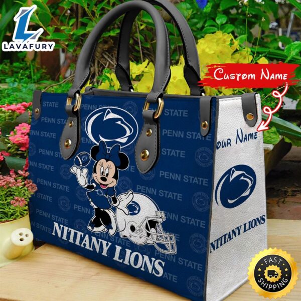 NCAA Penn State Nittany Lions Minnie Women Leather Hand Bag