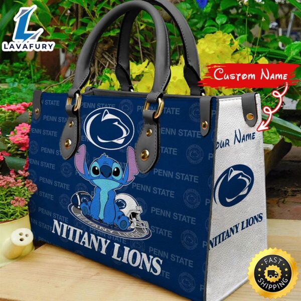 NCAA Penn State Nittany Lions Stitch Women Leather Hand Bag
